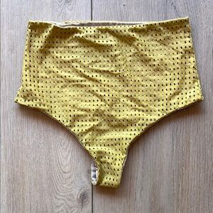Yellow High-Waisted acacia Bottoms